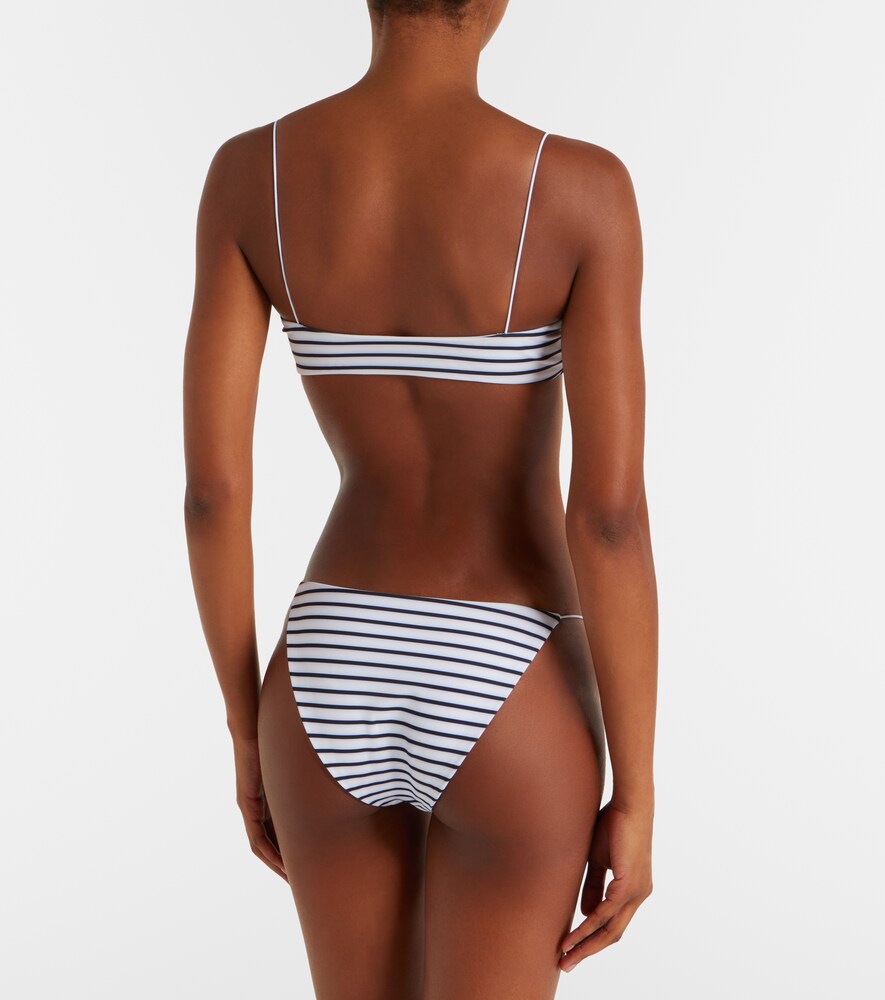  Jade Swim Jade Swim Micro Muse Striped Bikini Top 