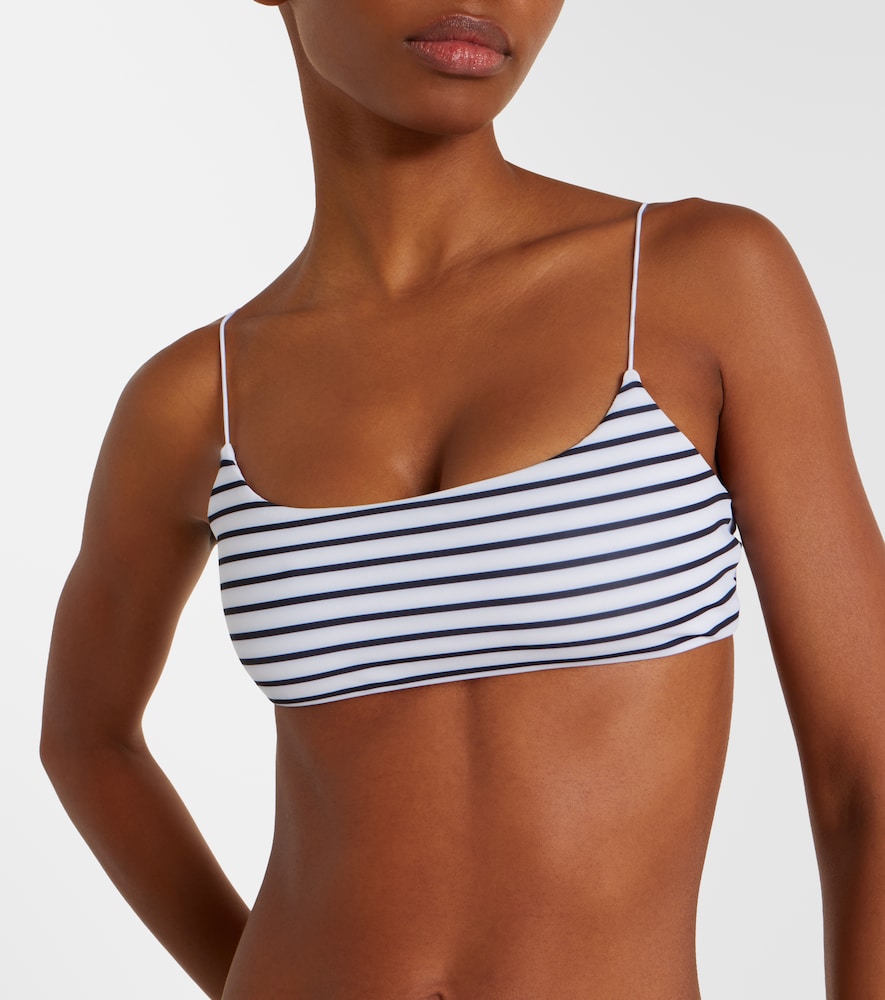  Jade Swim Jade Swim Micro Muse Striped Bikini Top 