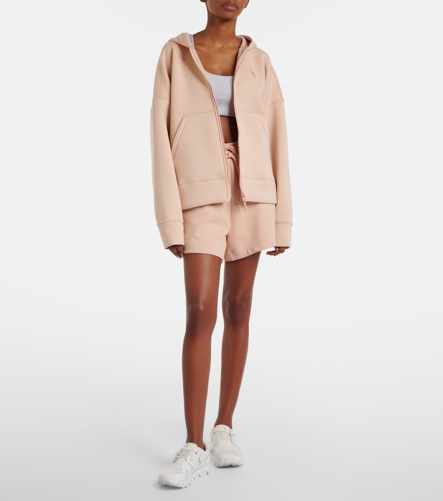 Adidas by Stella McCartney Logo cotton shorts