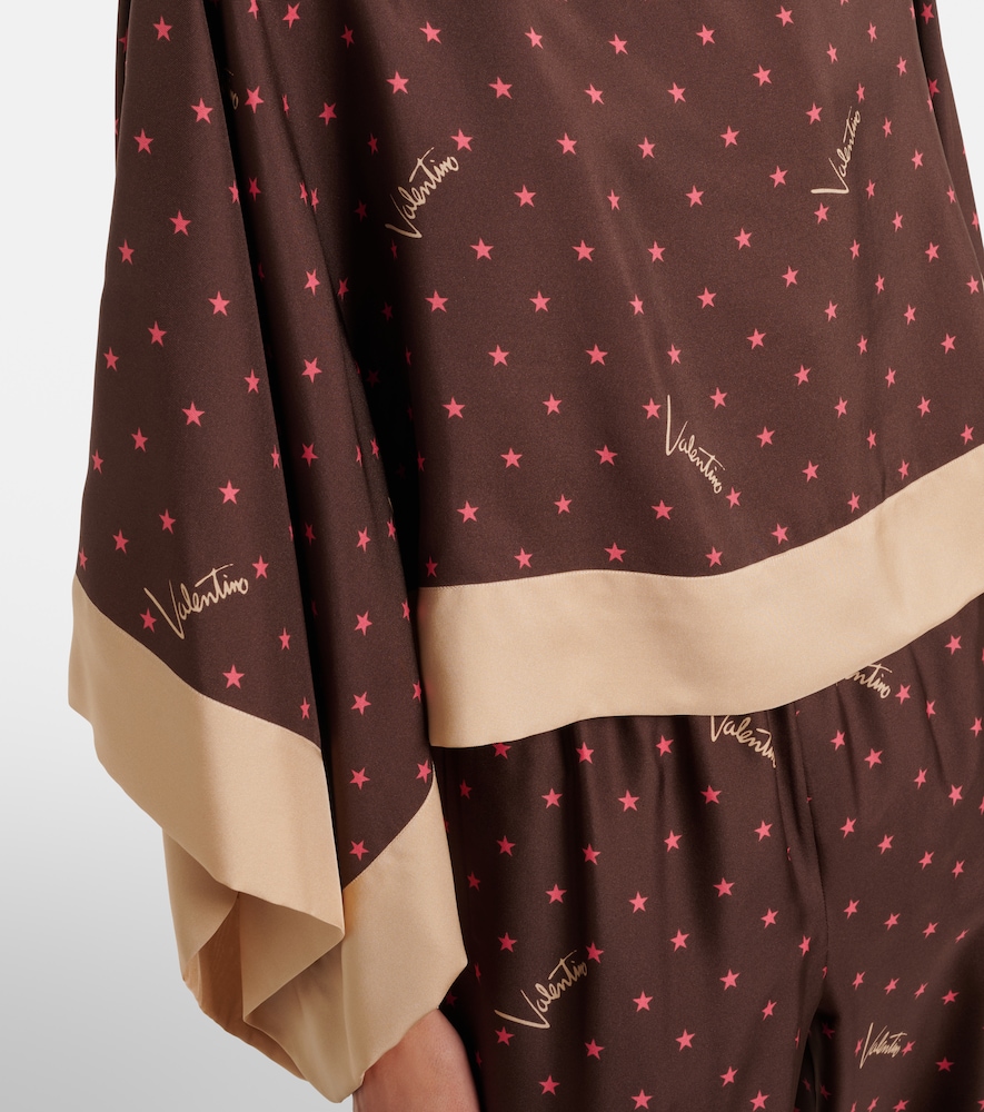  Valentino Valentino Printed Silk Twill Top 