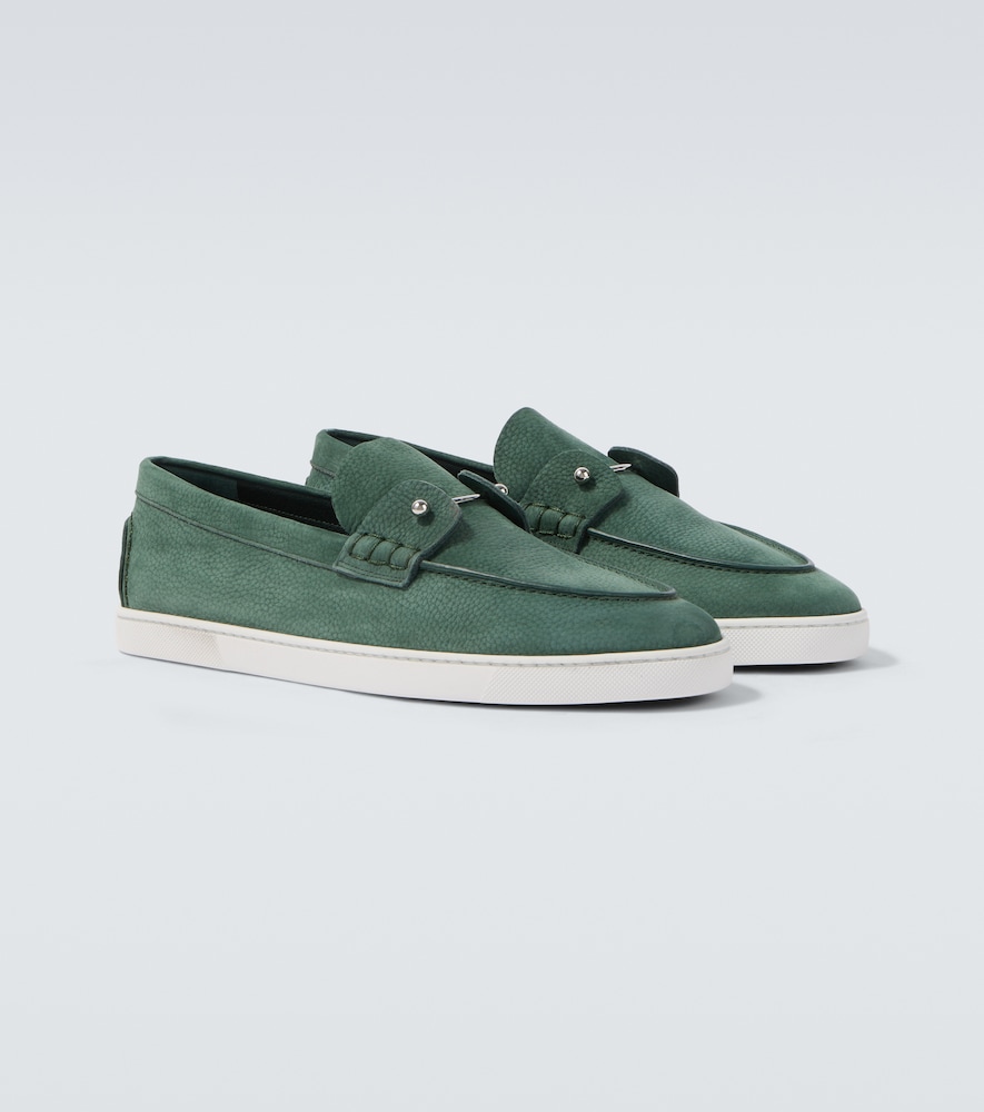 Christian Louboutin Chambeliboat leather slip-on shoes