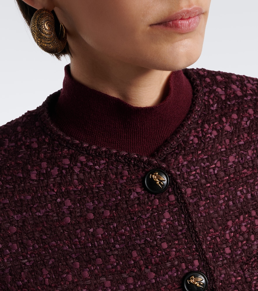 Wool-Blend Tweed Jacket
