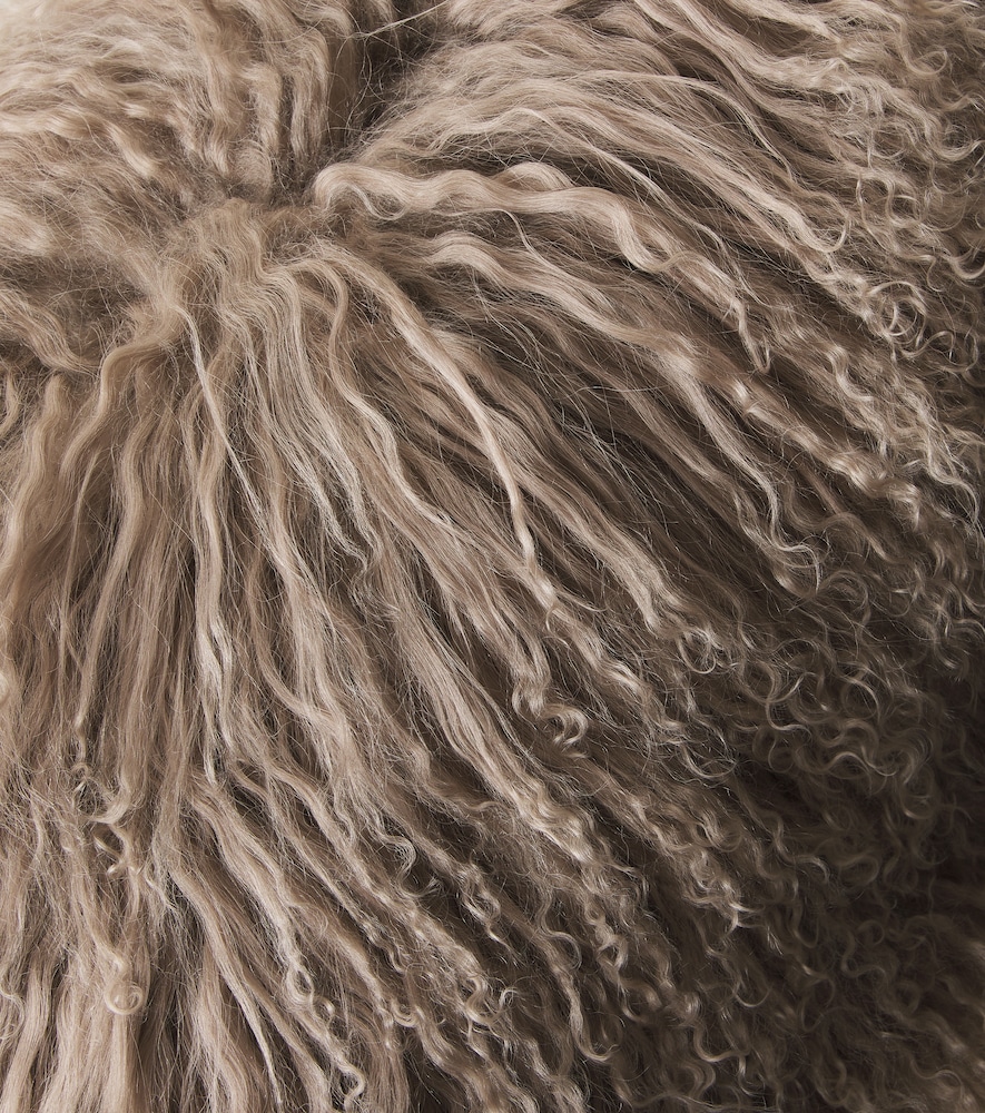  Maison De Vacances Maison De Vacances Shearling And Linen Cushion 