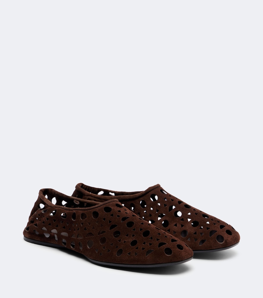 Alaïa Slip-on-Schuhe Vienne aus Veloursleder