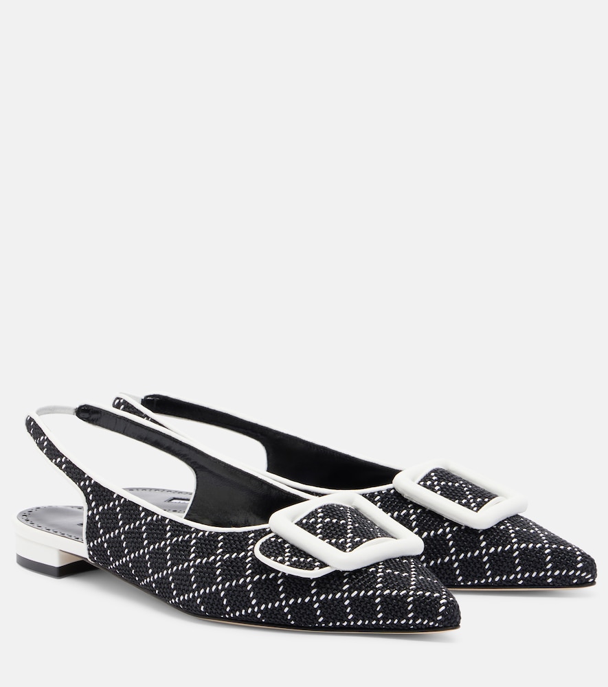 Slingback-Ballerinas Maylura aus Raffiabast