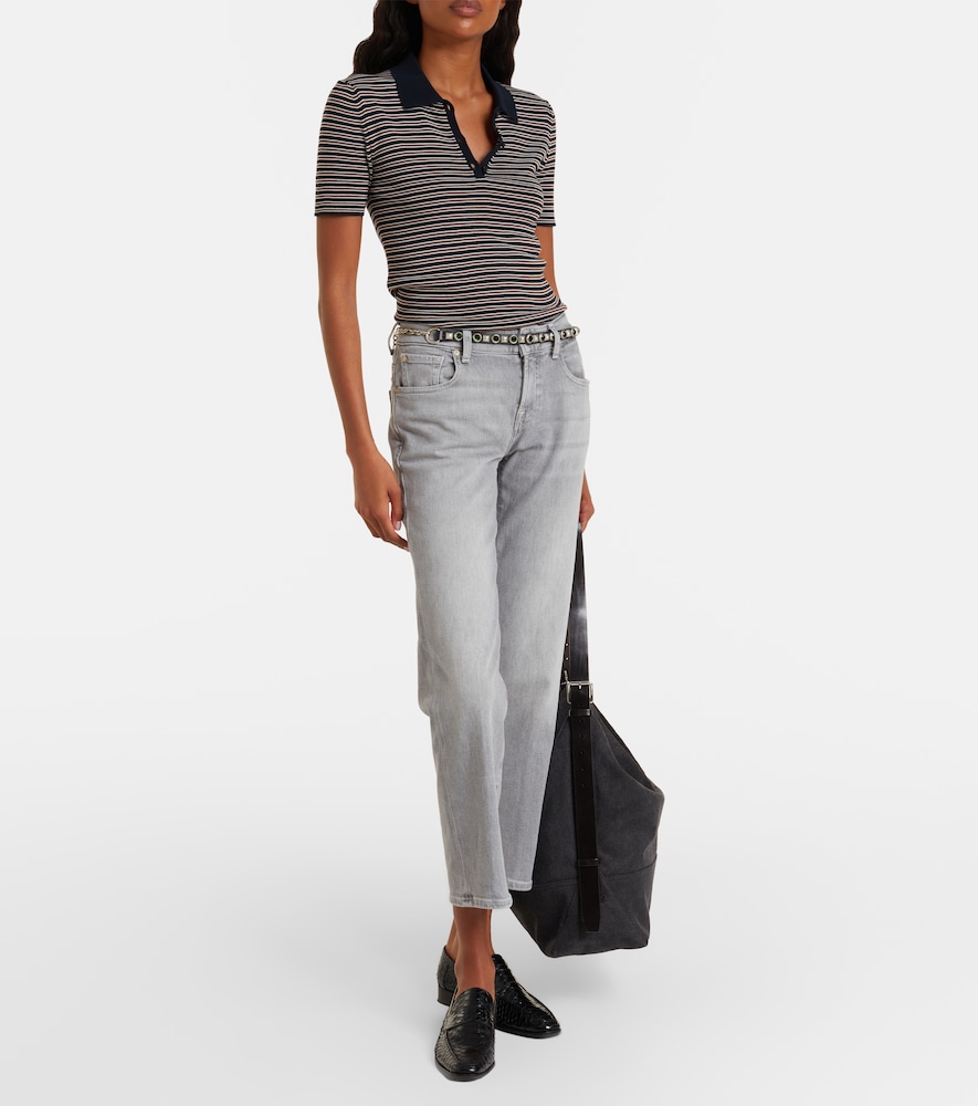 7 For All Mankind 7 For All Mankind Jeans Rectos Cropped Calie 