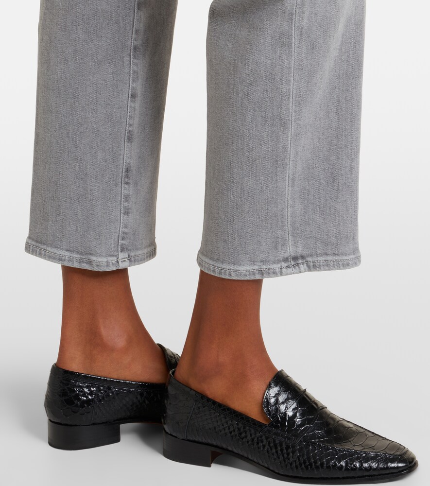 Calie Cropped Straight Jeans