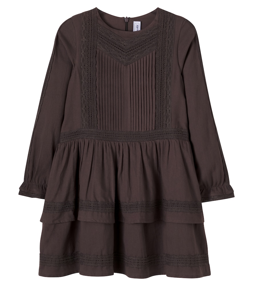 Kleid aus Baumwolle mit Spitze