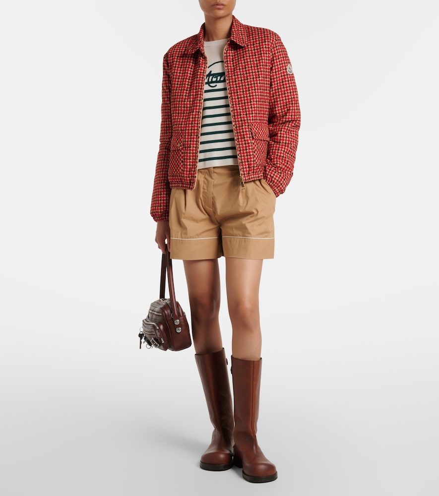  Moncler Moncler Embroidered Striped Virgin Wool Sweater 