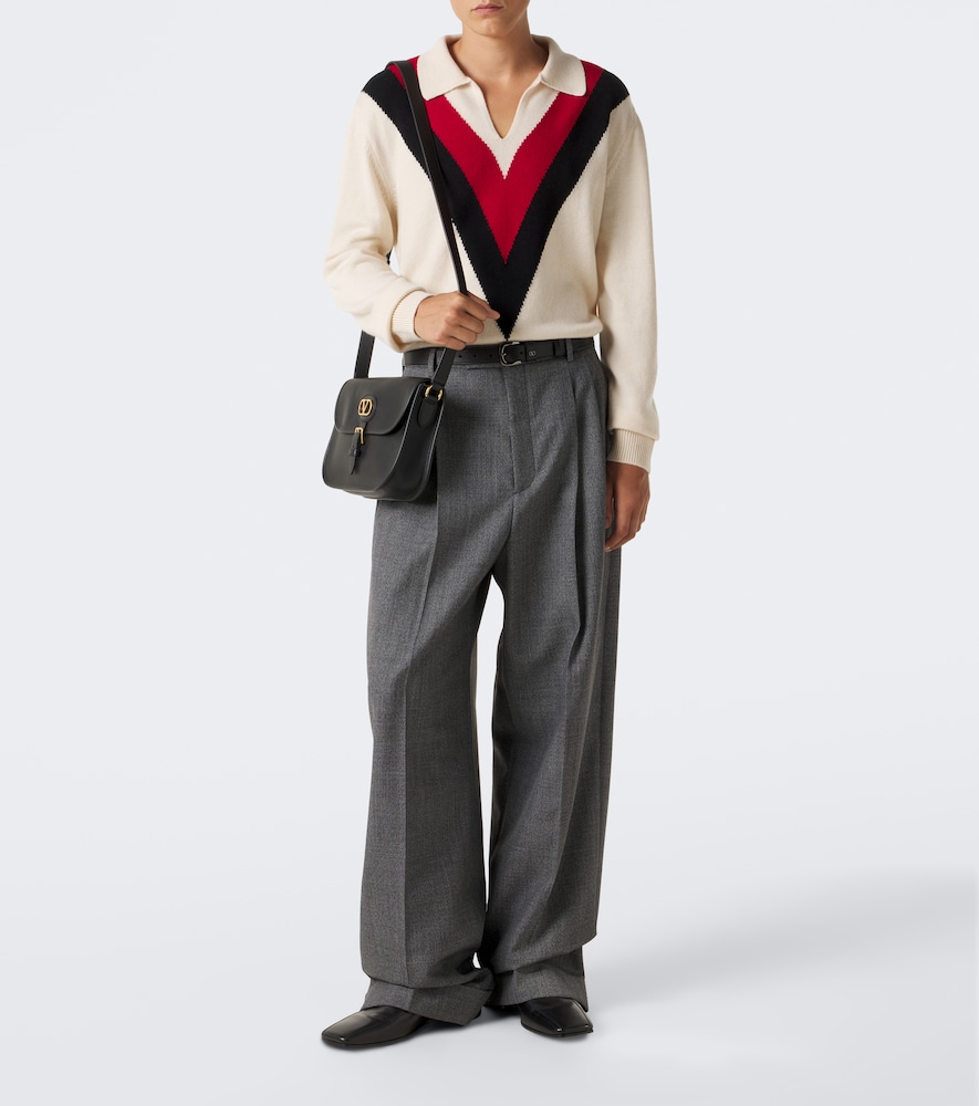 Garavani Jacquard Cashmere Polo Sweater
