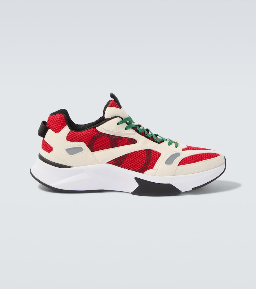 Valentino Garavani Valentino Garavani Sneakers Vlogo Aus Mesh 