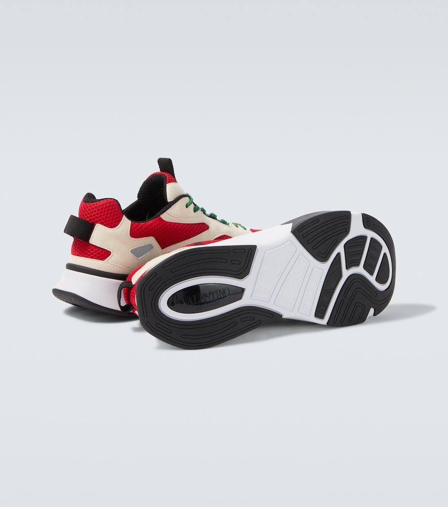  Valentino Garavani Valentino Garavani Sneakers Vlogo Aus Mesh 