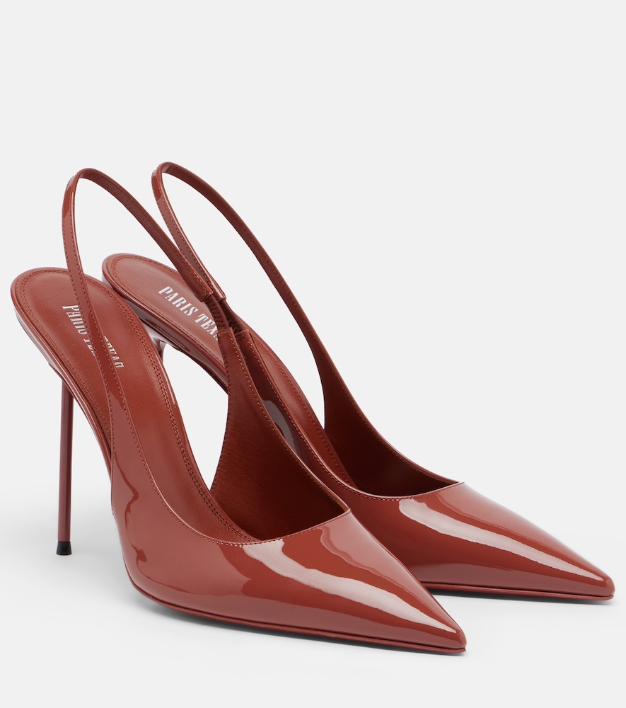 Paris Texas Lidia patent leather slingback pumps | Thumbnail 7 Paris Texas Lidia patent leather slingback pumps | Thumbnail 7