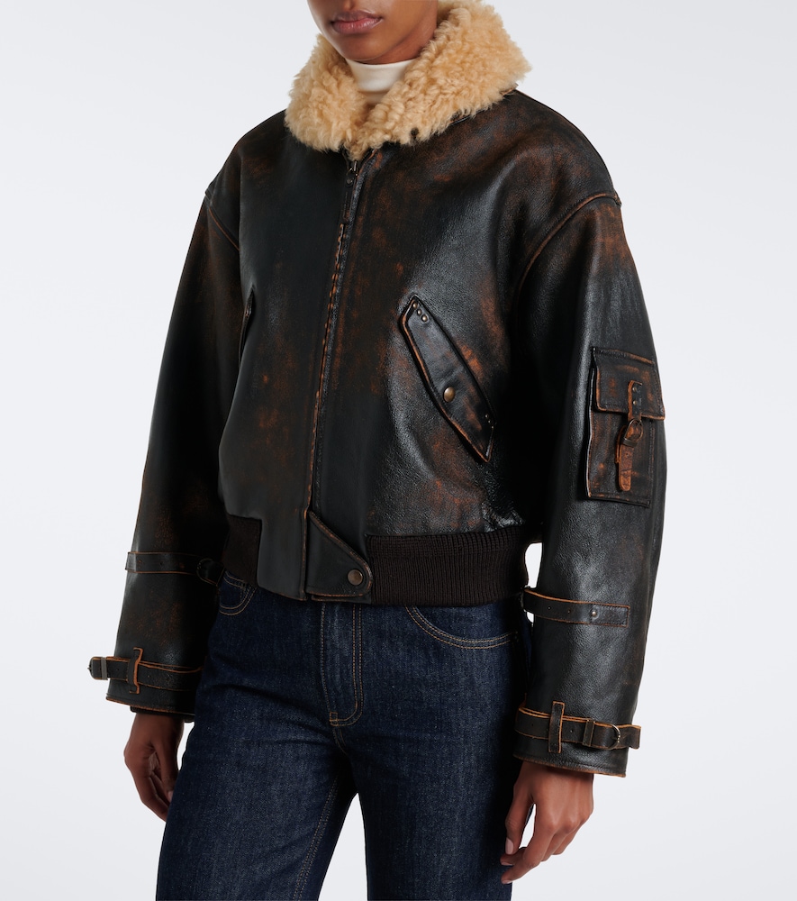 Collection Lianne Shearling-Trimmed Jacket