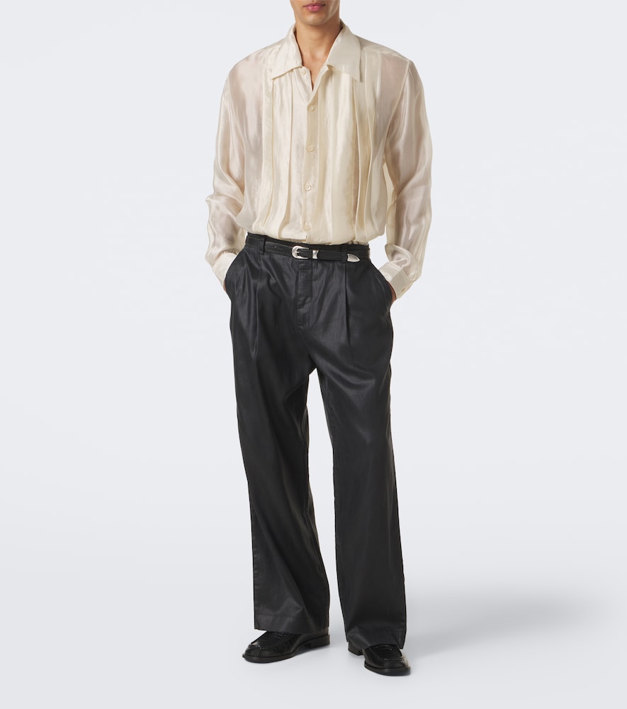 Every Georgette Tuxedo Shirt
