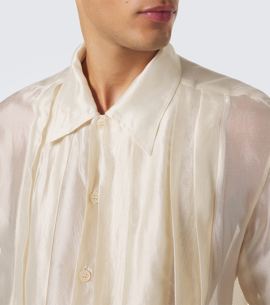 Every Georgette Tuxedo Shirt