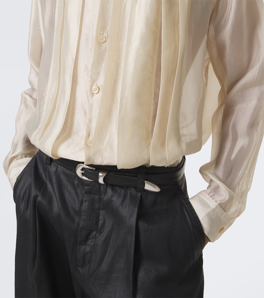 Every Georgette Tuxedo Shirt