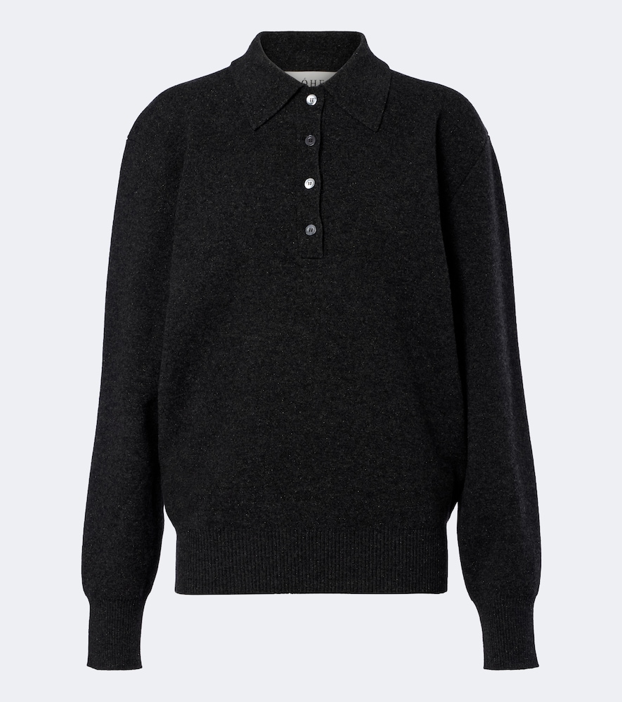 Rohe Róhe Wool, cashmere, and silk-blend polo sweater | Thumbnail 7 Rohe Róhe Wool, cashmere, and silk-blend polo sweater | Thumbnail 7