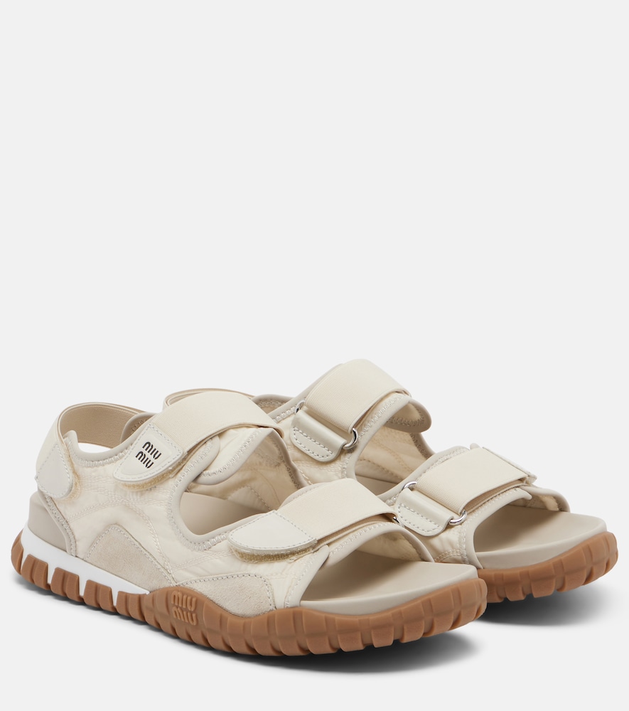 Sandalen Tyre mit Lederbesatz