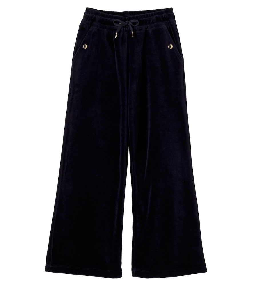 Chloé Kids Sweatpants aus Baumwollsamt