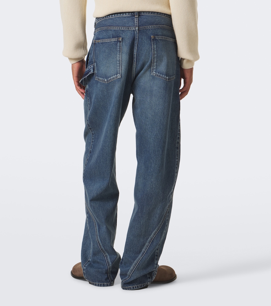Twisted Workwear Wide-Leg Jeans