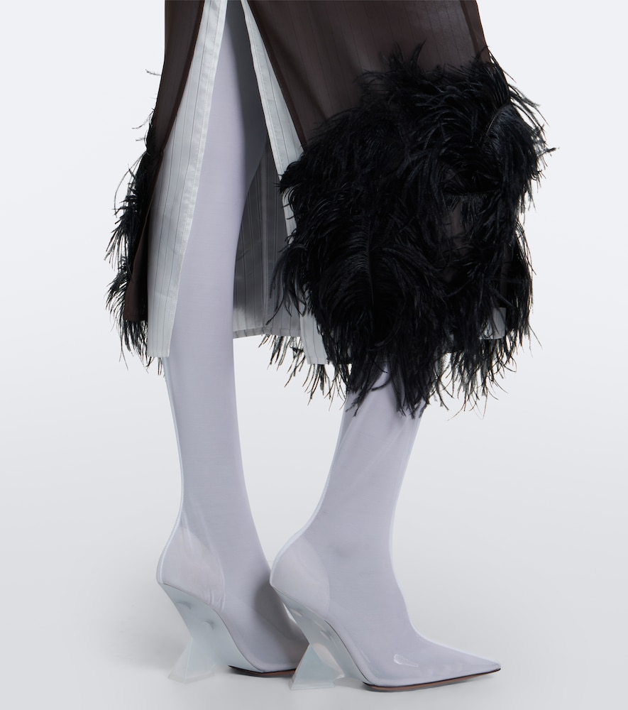 Cheope Mesh Over-The-Knee Boots