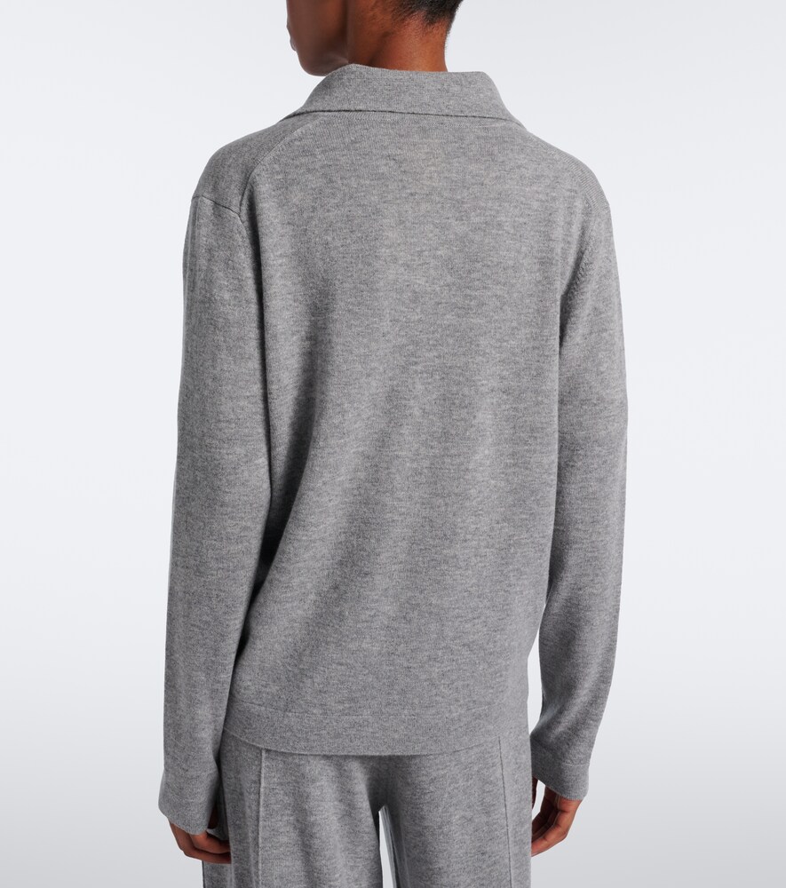 And Cashmere Polo Sweater