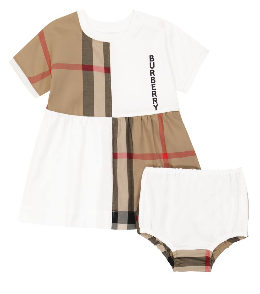 Burberry Kids Baby Vintage Check dress and bloomers set