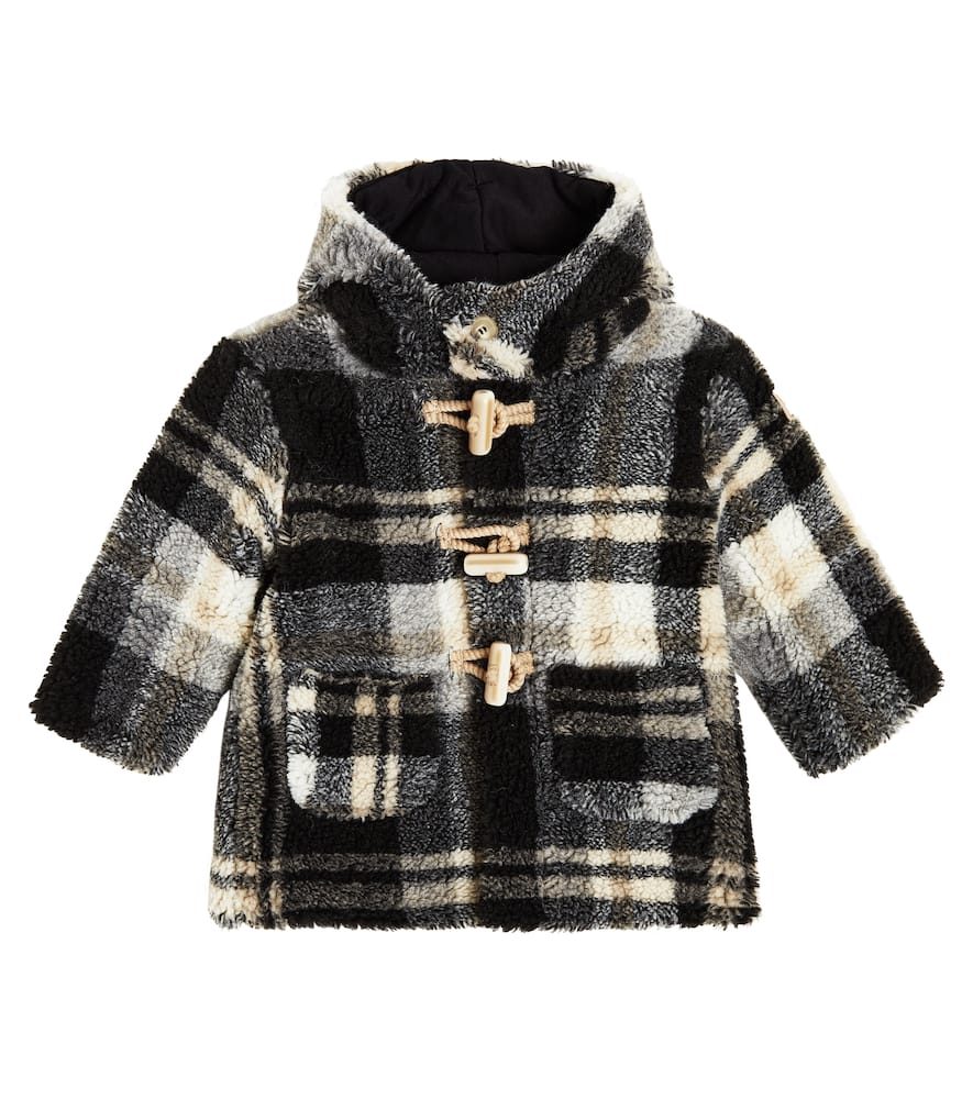 Il Gufo Baby checked duffel coat