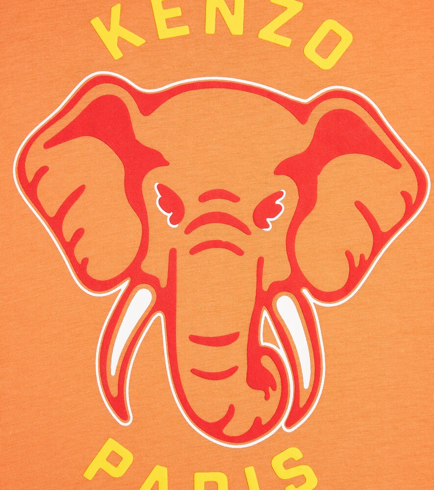  Kenzo Kids Kenzo Kids Bedrucktes Kleid Aus Baumwoll-jersey 
