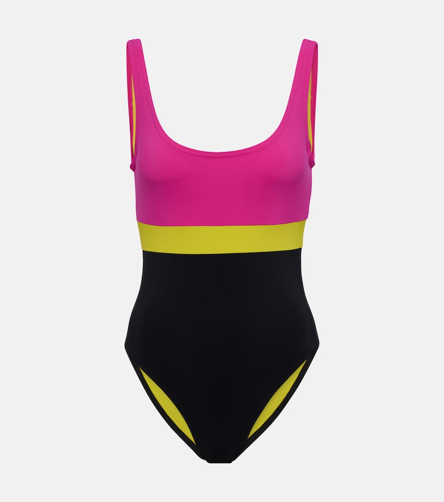 Colorblocked swimsuit