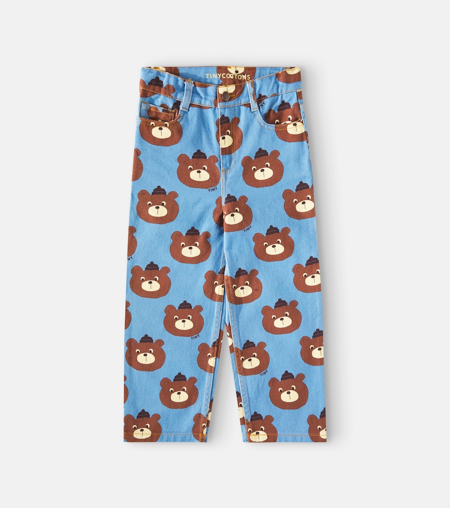 Tinycottons Bears直筒牛仔裤