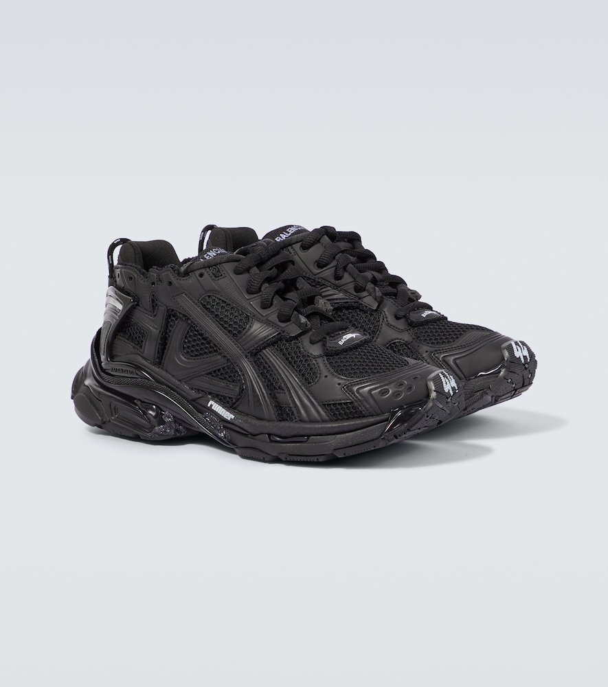Balenciaga Men's Black Runner Sneakers UK Size 9 - Mytheresa