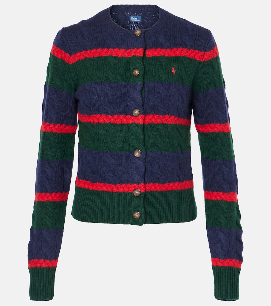Polo Ralph Lauren Cable-knit wool and cashmere cardigan