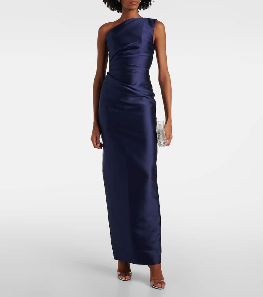 Solace London Kira Gown In Blue