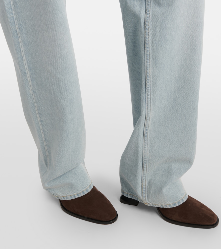 Bottega Veneta Straight Jeans In Blue