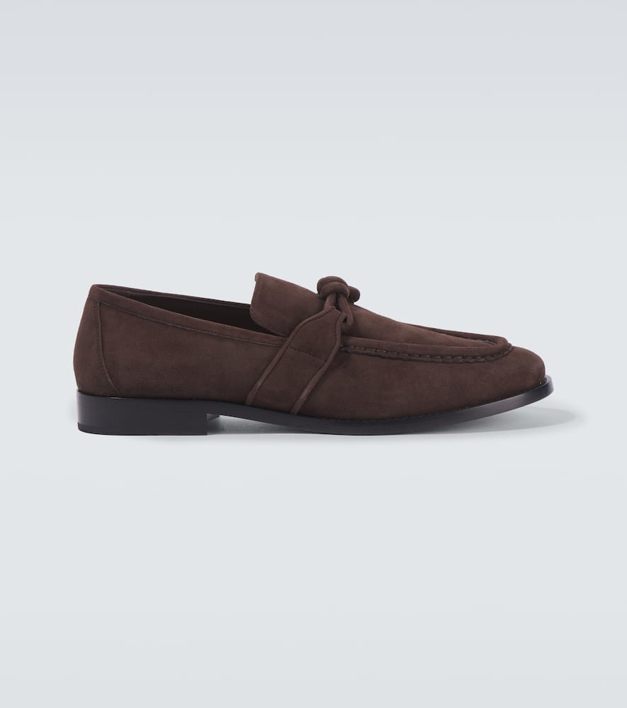Astaire Knot suede loafers