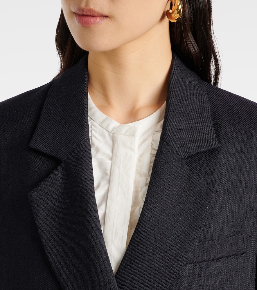 Shop Dorothee Schumacher Occasion Coolness Blazer In Blue