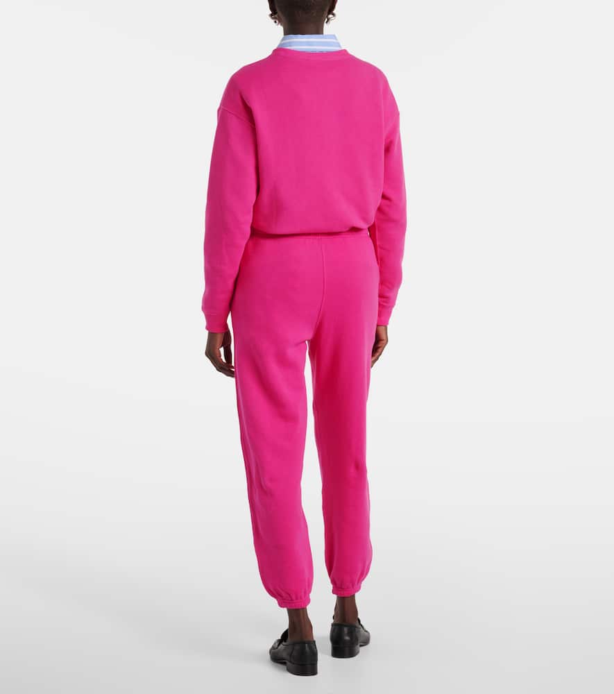 Polo Ralph Lauren Cotton-blend Sweatpants In Bright Pink