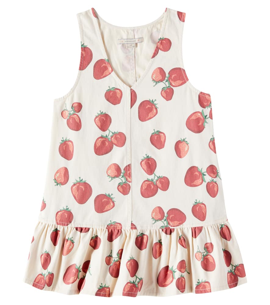 Konges Slojd Fen Printed Cotton Dress In Multicoloured