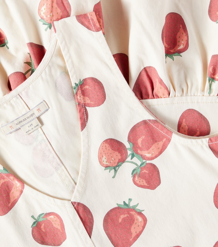 Konges Slojd Fen Printed Cotton Dress In Multicoloured