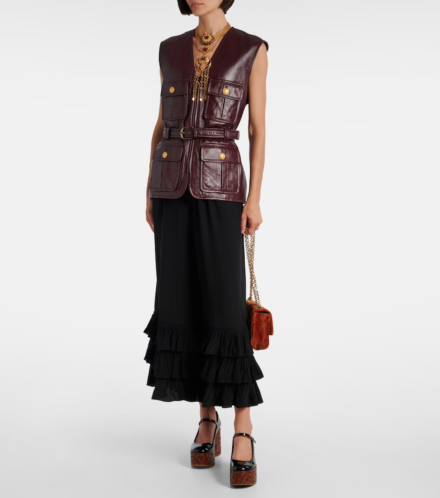 Chloé Belted leather vest