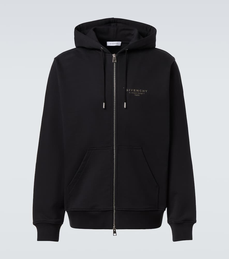 Givenchy Stamp cotton fleece hoodie