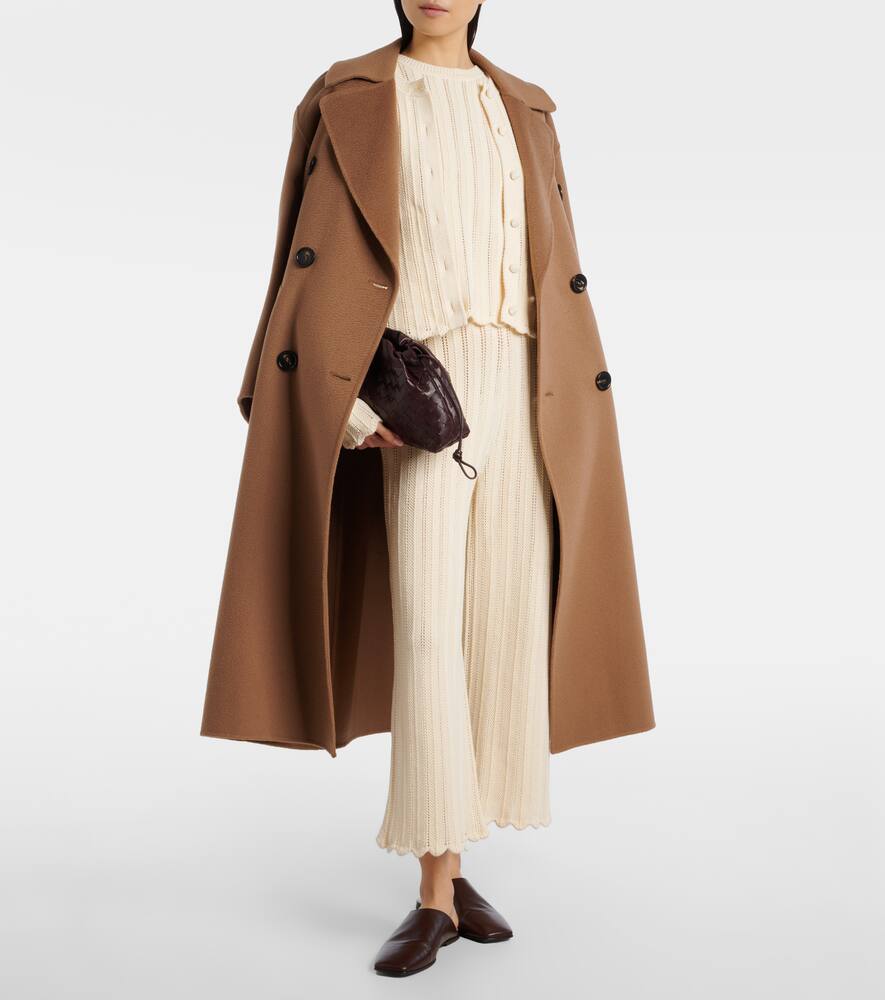 Altuzarra Zabou scalloped pointelle cotton top