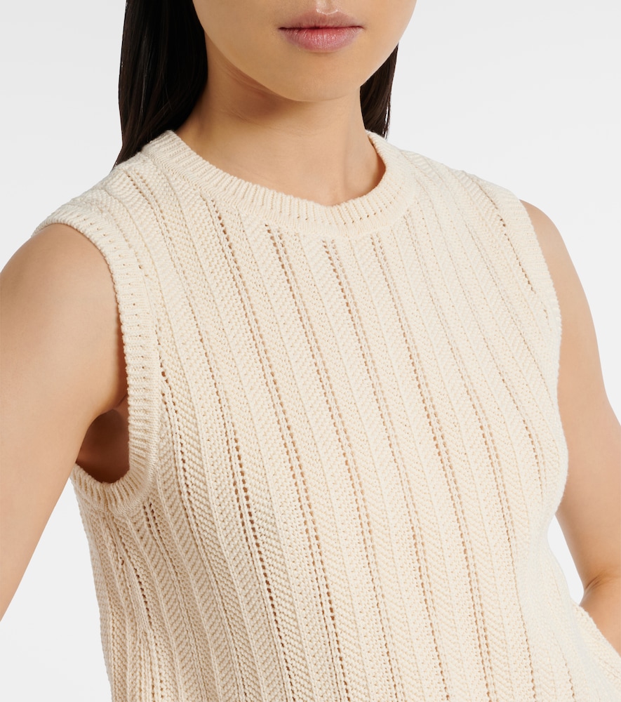  Altuzarra Altuzarra Top Zabou Aus Pointelle-strick 