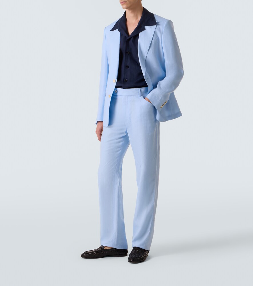  Dolce&gabbana Dolce&gabbana Gerade Hose Aus Leinen 