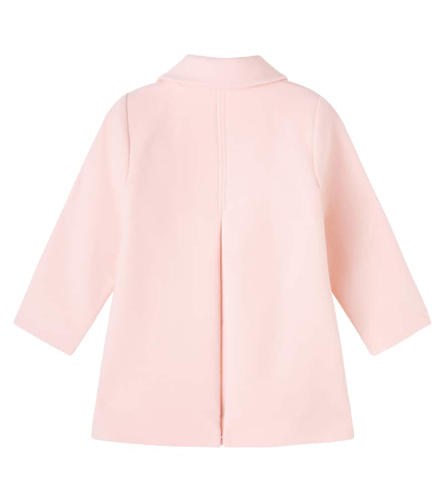 Konges Slojd Konges Sløjd Novella Embroidered Wool-blend Coat In Pink