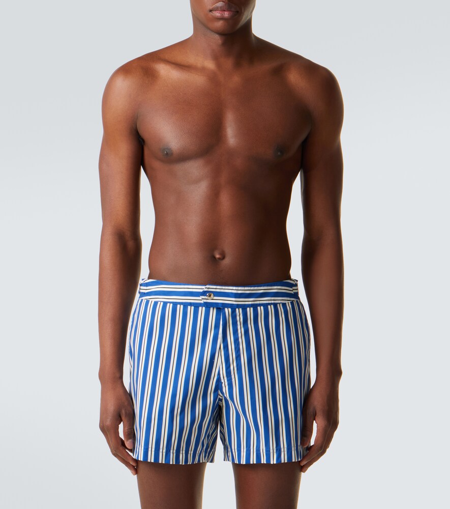  Tom Ford Tom Ford Striped Poplin Swim Trunks 