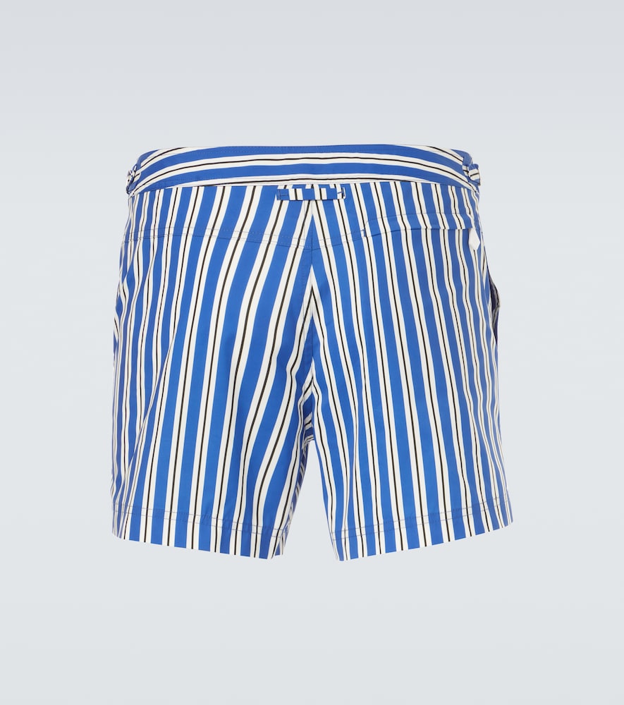  Tom Ford Tom Ford Striped Poplin Swim Trunks 