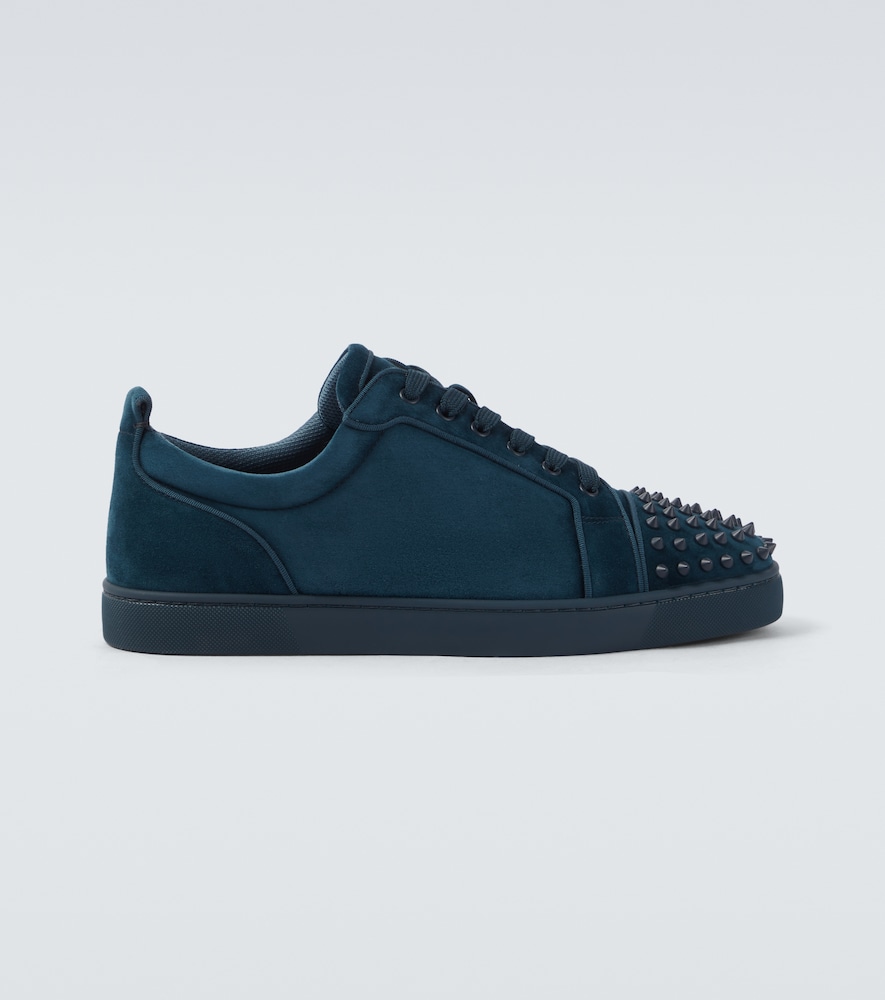 Christian Louboutin Louis Junior Spikes embellished suede sneakers